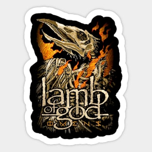 LAMB OF GOD MERCH VTG Sticker